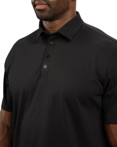 Black Clover Crockett Polo In Black