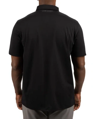 Black Clover Crockett Polo In Black