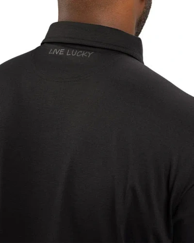 Black Clover Crockett Polo In Black