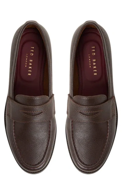 Ted Baker Men's Parliament Dress Loafer In Brown