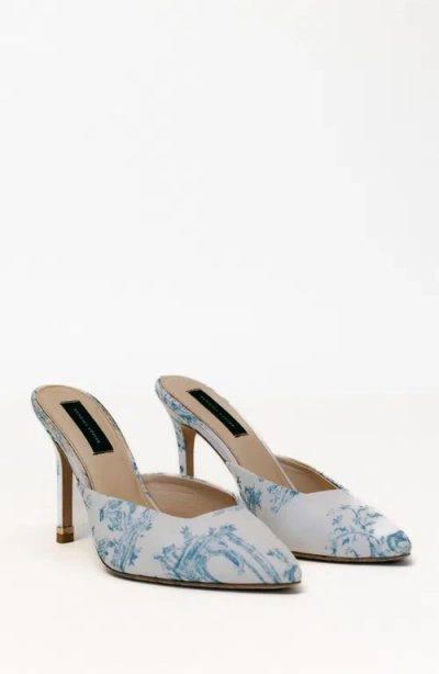 Kendall Louise Louise Slingback Heels In Blue