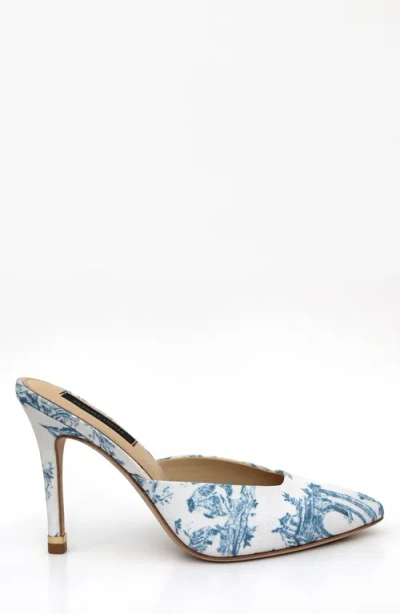 Kendall Louise Louise Slingback Heels In Blue