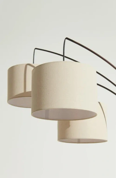 Brightech Trilage 84" Adjustable Tall Led Floor Lamp With 3 Fabric Drum Shades, Bulbs Included In White