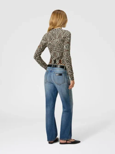 Missoni Patterned Crew-neck Sweater In Multi