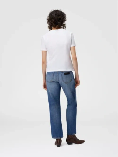 Missoni Kurzarm-t-shirt Mit Print Und Logo In White