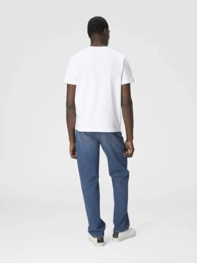 Missoni Short Sleeve T-shirt With Geometric Zigzag Insert And Logo In Multi