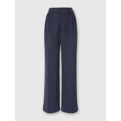 Missoni Tailored Pants With Zigzag Pattern In Blue