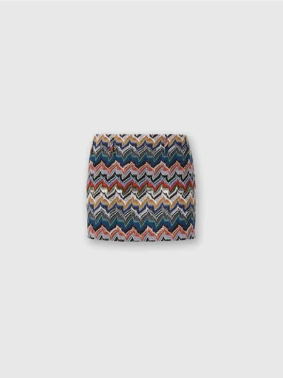 Missoni Minirock Aus Strukturierter Spitze In Multi