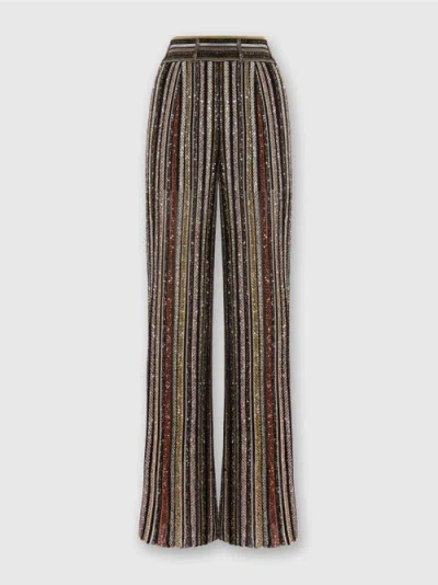 Missoni Lange Hose Aus Fischgrätenstrick In Multi