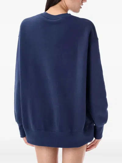 Nike Sportswear Women's Phoenix Fleece Oversized Crewneck Sweatshirt In Blue