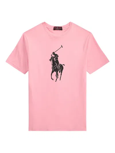 Polo Ralph Lauren Polo Pony Print T-shirt In Pink