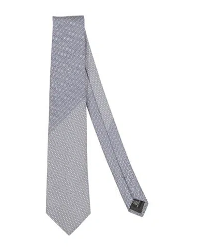 Caruso Man Ties & Bow Ties Navy Size - Silk In Gray