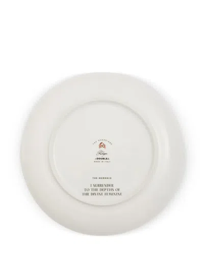 La Doublej Decorative Objects The Mermaid Bordeaux Uni In Red