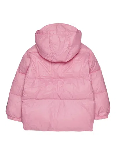 QUILTED LOGO-EMBROIDERED PUFFER JACKET