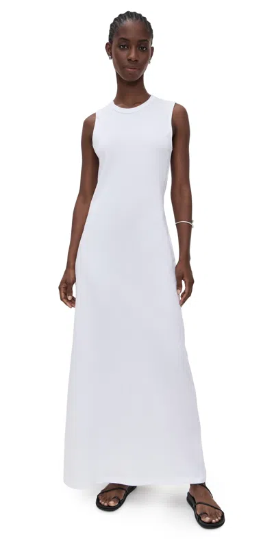 Leset Margo Sleeveless Maxi Dress In White