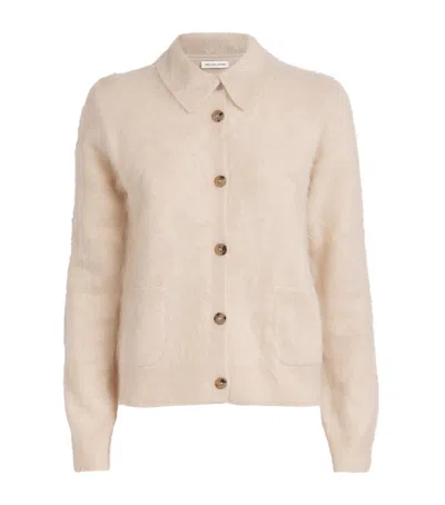 Iris Von Arnim Cashmere Brushed Elyn Cardigan In Neutral