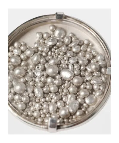 Ann Demeulemeester Mena Medallion Ring In Burgundy