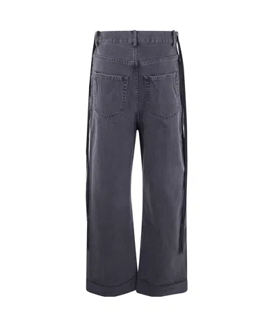 Ann Demeulemeester Kristel 5-pockets High Comfort Trousers In Black