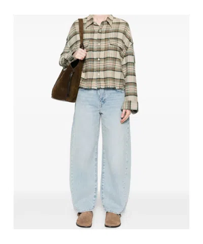 7 For All Mankind Bonnie High-waisted Twisted Jeans Clothing In Blue