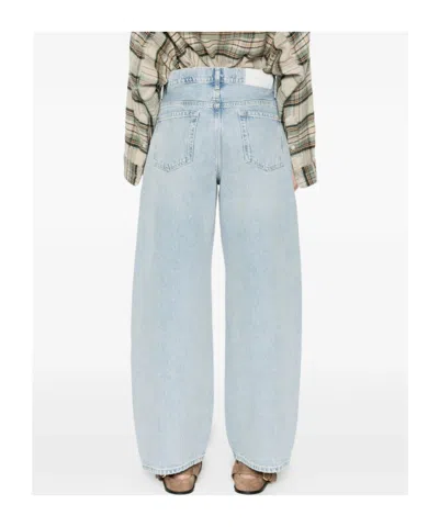 7 For All Mankind Bonnie High-waisted Twisted Jeans Clothing In Blue