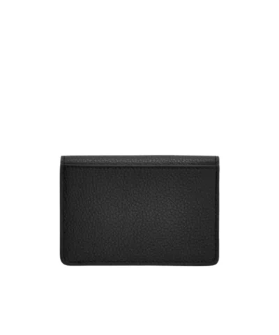 Ferragamo Gancini Key Ring In Black