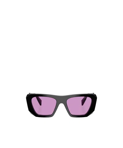 Prada Full Frame Sunglasses In Purple