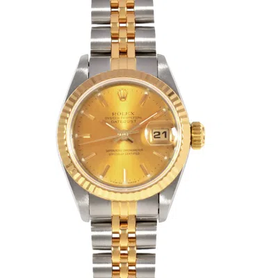 Pre-owned Rolex Stainless Steel Yellow Gold Wristwatch () In Multi