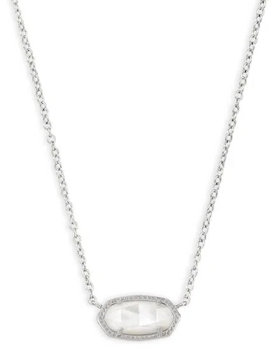 Kendra Scott Elisa Pendant Necklace - In White
