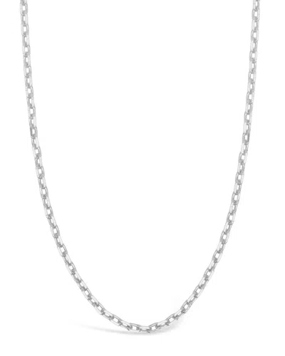 Sterling Forever Chunky Link Glasses Chain In Silver