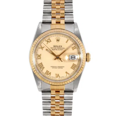 Pre-owned Rolex Stainless Steel Yellow Gold Wristwatch () In Multi