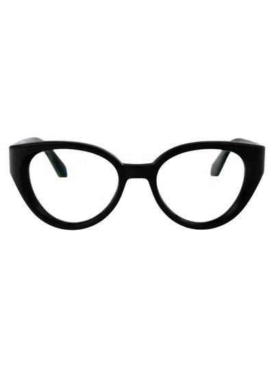 Off-white Black Acetate Glasses In Black