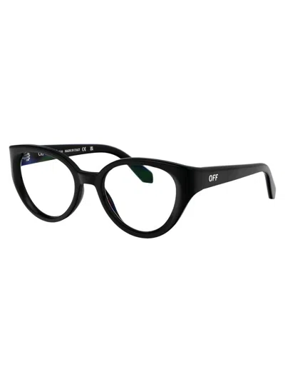 Off-white Black Acetate Glasses In Black