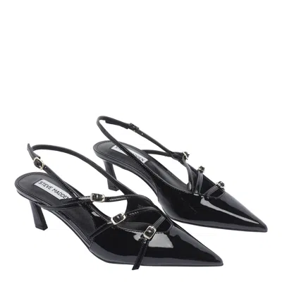 Steve Madden Patent Liana Slingback Pumps 60 In Black