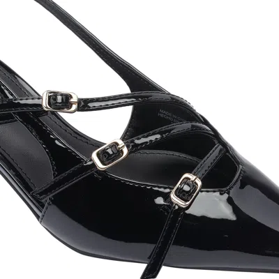 Steve Madden Patent Liana Slingback Pumps 60 In Black
