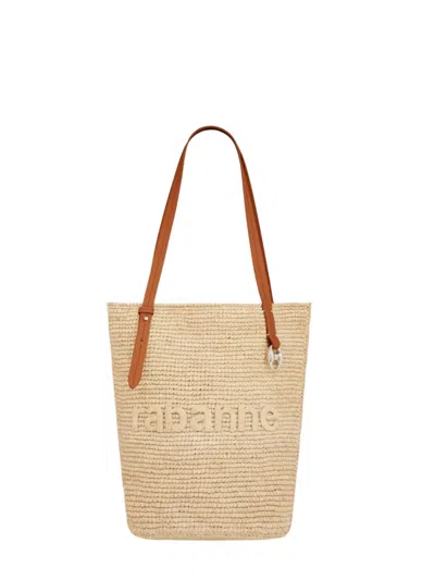 Rabanne Woven Tote Bag In Neutral