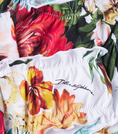 Dolce & Gabbana Floral-print Bikini In Multi