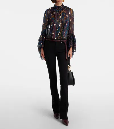 7 For All Mankind Mid-rise Bootcut Jeans In Black