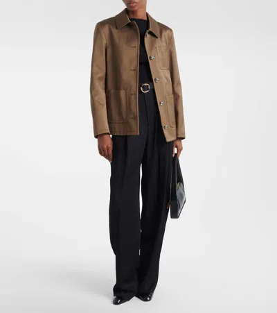 Altuzarra Bart Single-breasted Jacket In Brown