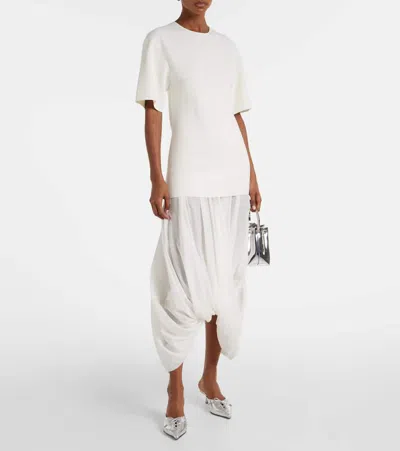 Jimmy Choo Sabot Scarlett In Pelle Argento  Donna In Silver