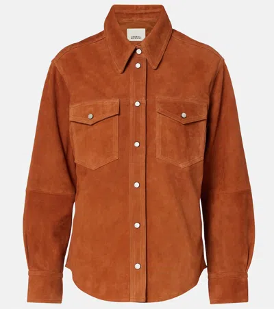 Isabel Marant Delcia Shirt In Brown