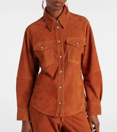 Isabel Marant Delcia Shirt In Brown