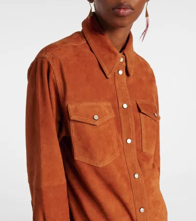 Isabel Marant Delcia Shirt In Brown