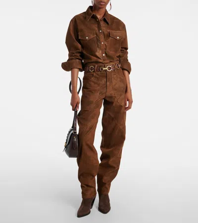 Isabel Marant Étoile Pants "kelvina" In Brown