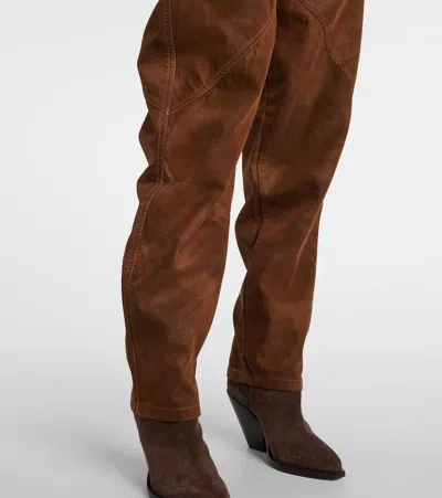 Isabel Marant Étoile Pants "kelvina" In Brown