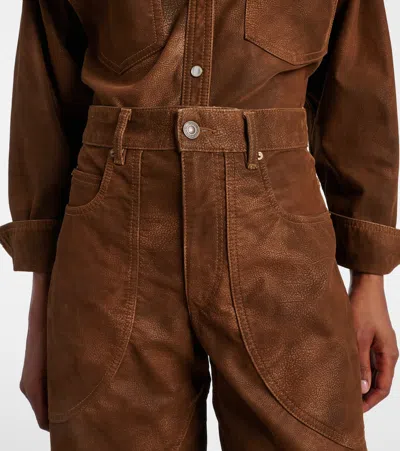 Isabel Marant Étoile Pants "kelvina" In Brown