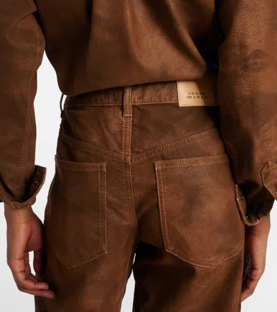 Isabel Marant Étoile Pants "kelvina" In Brown