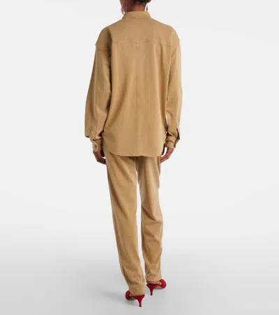 Isabel Marant Étoile Raquel Shirts Green In Brown