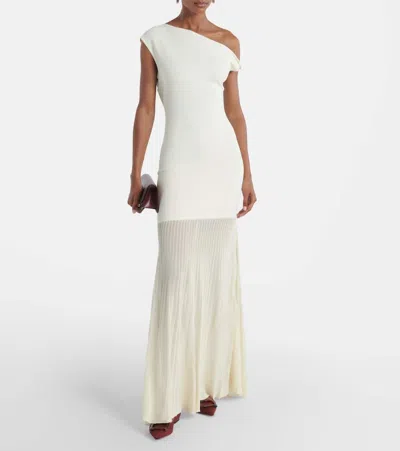 Roger Vivier Gommettine Grosgrain Ballet Flats In Burgundy