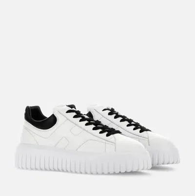 Hogan H-stripes Low-top Sneakers In White