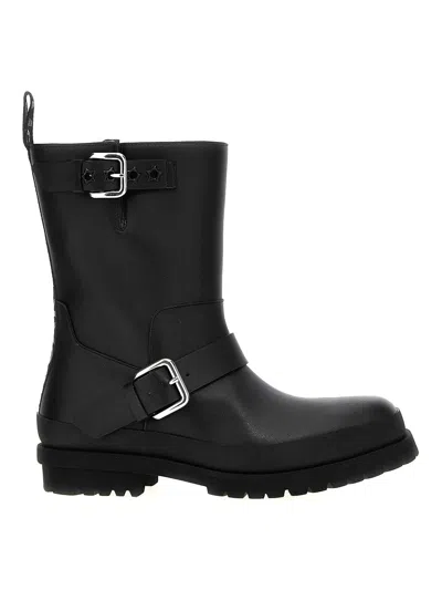Stella Mccartney Eco-leather Ankle Boot With Adjustable Buckle In Black